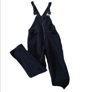 Forever 21 Navy Corduroy Overalls, Size S